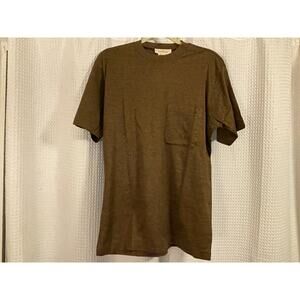 Ermenegildo Zegna Men’s Brown Pocket T-Shirt–Size S /IT 48 – Made in Italy NWOT